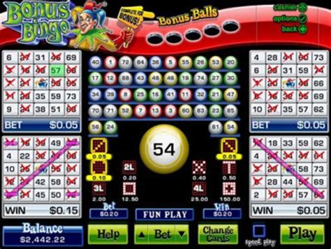 Bingo games casino bonus